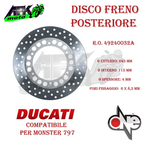 Disco freno posteriore per - disco,