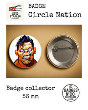 RanXerox – badge 56 mm : La fureur mécanique gravée dans l’acier