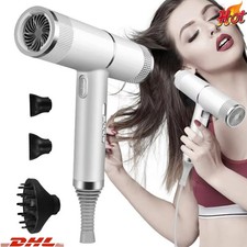 Asciugacapelli 1000W Ioni con Diffusore Asciugacapelli Ioni Hair Dryer Professionale IT