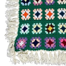 Coperta vintage nonna quadrata