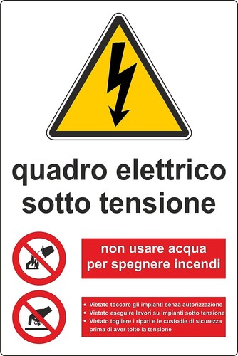 Cartello segnaletico quadro - segnaletico,