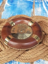 Calendario Perpetuo Fino Al 2099 In Ottone In Salvagente Di  Palissandro