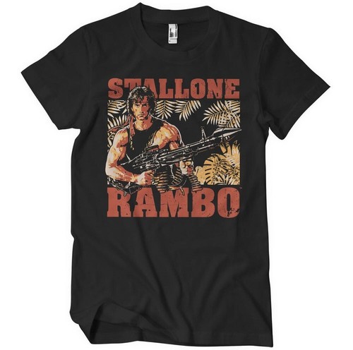 Shirt rambo djungle stallone - t-shirt,