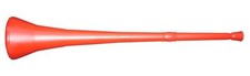 STRUMENTO VUVUZELA ROSSO POSTER LUCIDO IMMAGINE FOTO BANNER STAMPA 9348