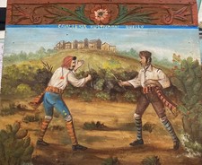 pannello carretto siciliano dipinto