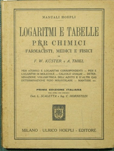 Logaritmi tabelle per - logaritmi,