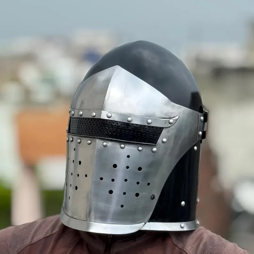 Elmetto medievale cavaliere - elmetto,