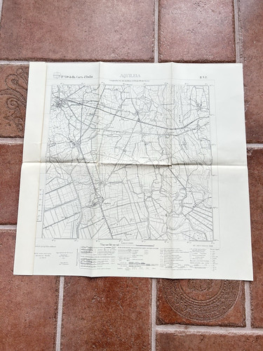 Aquileia 1932 carta - aquileia,