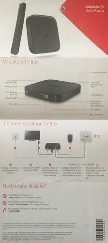 Vodafone box hd decoder - box,