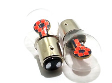 Lampada Led Stop Posizione ROSSO CANBUS Auto 12-24V Vetro BAY15D 1157 P21/5W