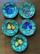 Piatto frutta maiolica