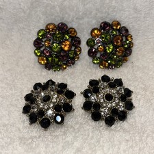 2 paia di orecchini vintage