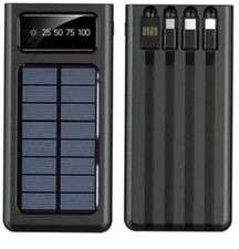 CARICABATTERIA POWER BANK PANNELLO SOLARE 88000MAH IMPERMEABILE BATTERIA ESTERNA