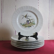 6 Piatti Piani Porcellana di