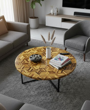 Tavolo in cristallo occhio di