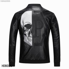GIACCA PELLE SKULL PHILIPP