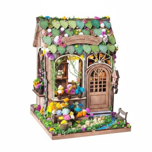 Negozio fiori miniatura - fiori,