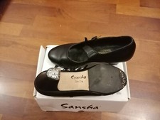 Scarpe Flamenco Sansha, vera pelle, nere, ottime condizioni 