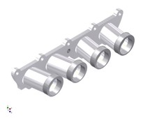 Renault Clio Williams F7R Ingresso Collettore per GSXR750 & GSXR1300 Gas Bodies