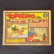 NEL REGNO DI TOPOLINO 7 - NEL PAESE DEI CALIFFI originale 1935. Leggi descr