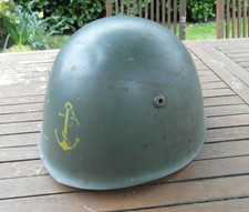 Original WW2 era Italian Army M33 Navy Marines Helmet Casque