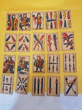 Mazzo completo di Napoletane vecchie cm 5,5 x 8,5