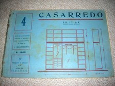 CASARREDO GALIMBERTI RASSEGNA PROGETTI E DISEGNI L'ARREDAMENTO CATALOGO EDITAR