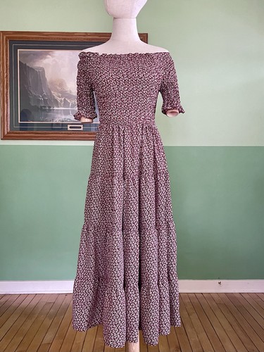 Abito vintage anni smocked - vintage,