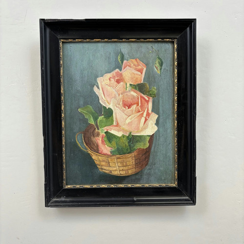 Quadro olio natura morta