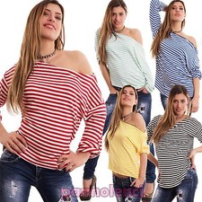 Maglia donna righe marinara
