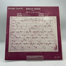 MARIA VARRO, Pianist-LP LISZT