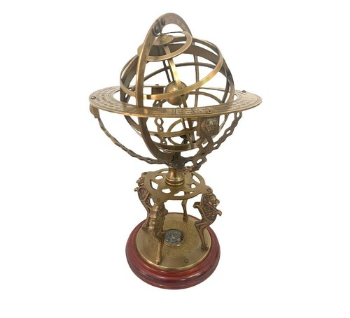 Antico globo vintage - , in