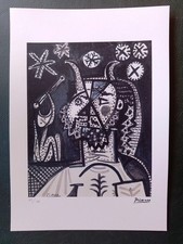 Picasso Litografia Su Carta