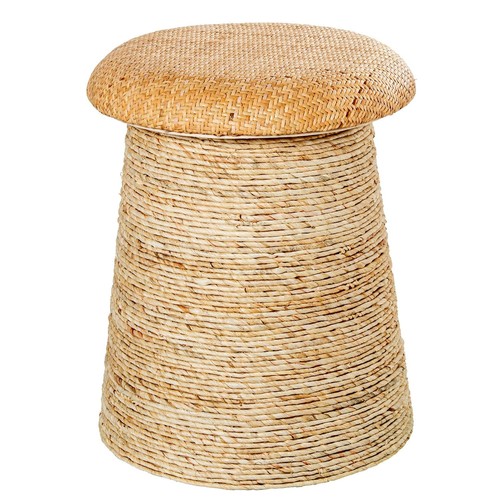 Drw sgabello rotondo rattan - sgabello,