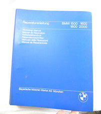 AUTO D'EPOCA BMW  1966-1970 MANUALE  RIPARAZIONI OFFICINA AUTOMOBILE ITALIANO