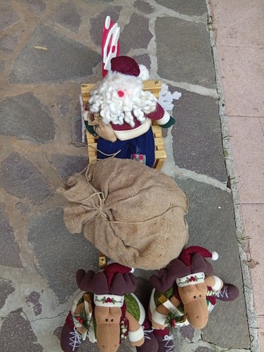 Decorazione natalizia babbo - babbo, +