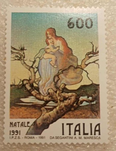 Francobollo italia natale - francobollo, italia-natale