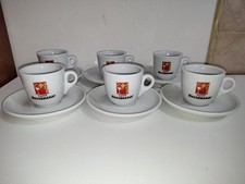 Hausbrandt set 6 tazzine da caffè complete di piattino 
