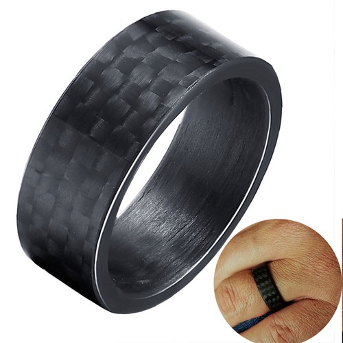Anello uomo fibra - uomo, in
