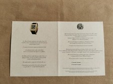 Cartier Vintage certificate blank Santos 100 Flying Tourbillon Ref. W2020019 New