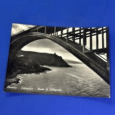 LIVORNO CALAFURIA PONTE DI CALIGNAIA CARTOLINA bianco e nero
