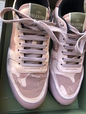 VALENTINO GARAVANI- Scarpe Sneaker da Donna- Rosa Camouflage- N.38- Con Scatola