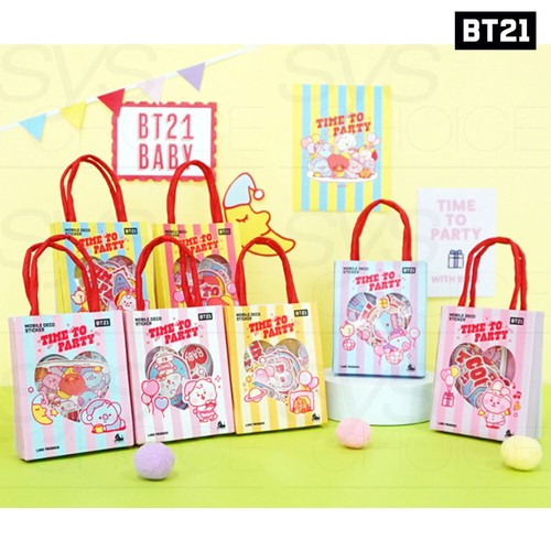 Adesivo bts bt21 - bts, ufficiale
