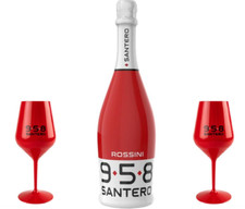 SET BICCHIERI ROSSI SANTERO E
