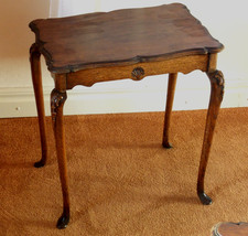 tavolino antico legno rovere