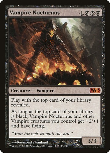 Mtg vampire nocturnus exc - vampire,