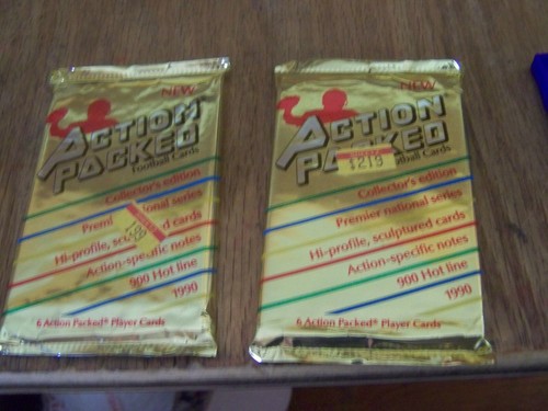 Action packed 1990 football - action,