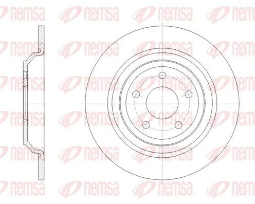 Disco freno assale - 2x,