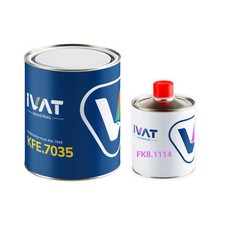 Fondo Primer Epossidico 2K KFE.7035 Bicomponente Antiruggine Grigio Ivat