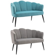 HOMCOM Divano in Velluto 2